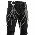Gothic Cross Sword Layered Chain